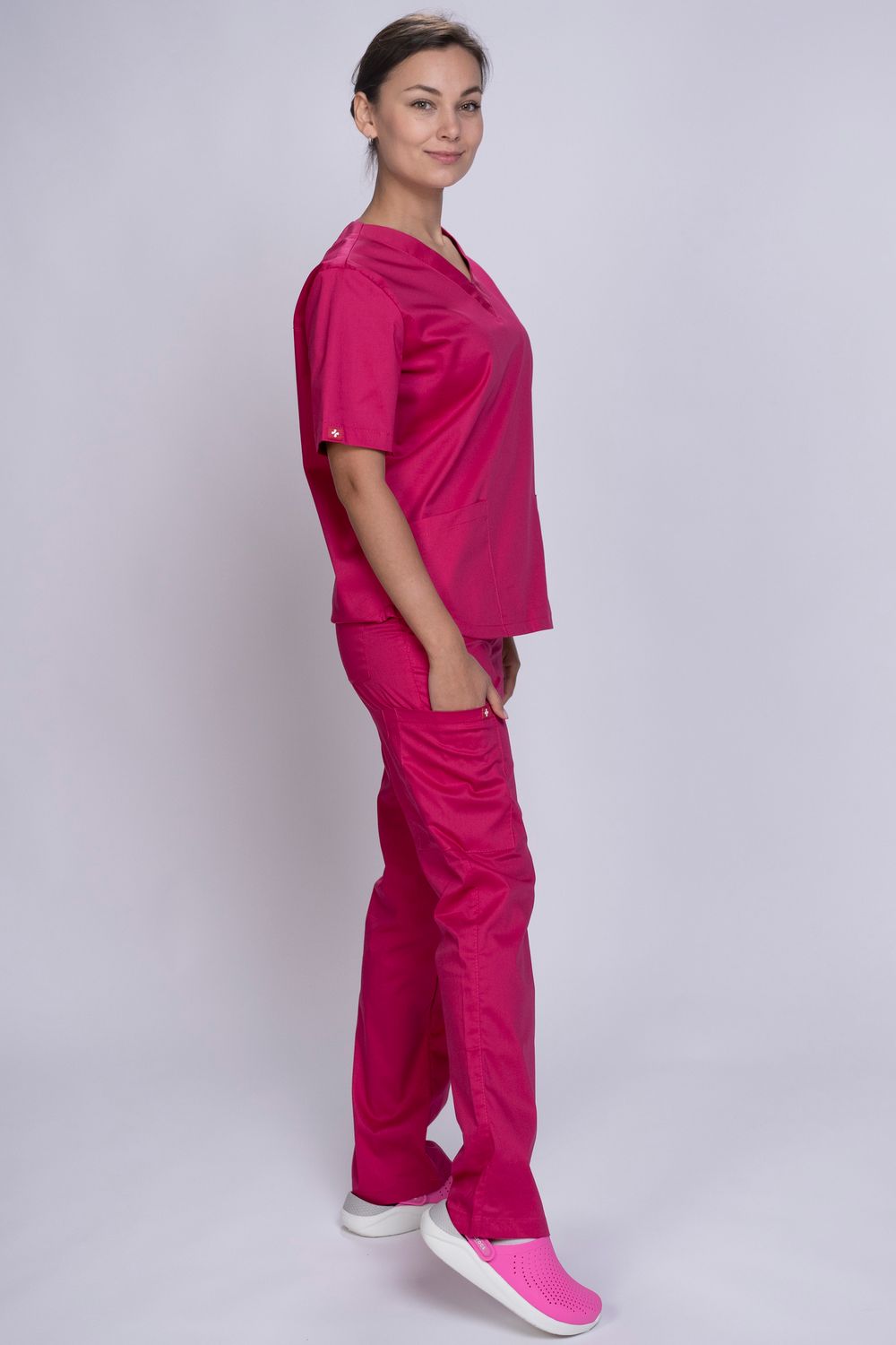 Брюки  женские  MedicLine (Magenta)