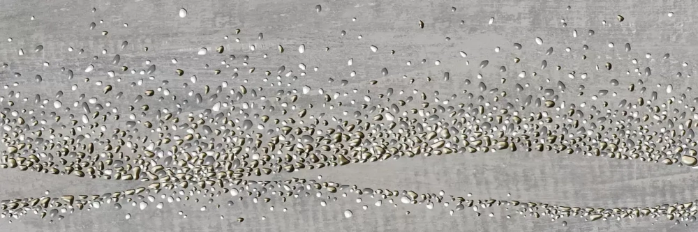 Декоративная плитка ALMA Ceramica DWU93WZR71R Wizard 30x90 серая матовая с орнаментом