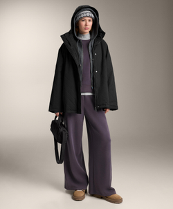 Oysho Мягкая толстовка, темно-баклажановый