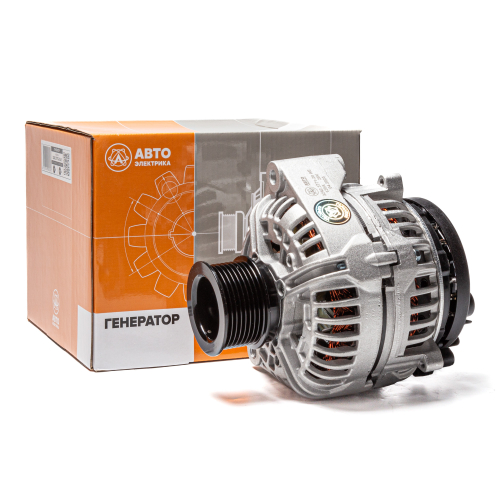 Генератор, КамАЗ, 28 В, 120 А, поликлиновый 8-ручьевой (ан. 4542.3771-20)