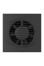 Вентилятор накладной SLIM D100 обр.клапан Dark gray metal DICITI