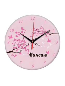 Часы именной подарок "Максим" Декор для дома, подарок
