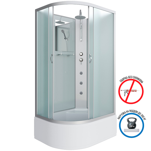 Душевая кабина Niagara Classic 120x80 R NG-2310-14RBKTG с гидромассажем