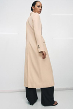 ZW COLLECTION КРУЗАЙ ДЛИННЫЙ ПАЛЬТО - ZARA