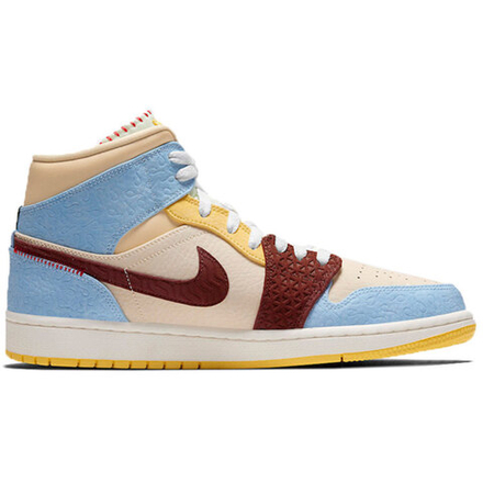 Кроссовки Air Jordan 1 Mid SE Fearless x Maison Chateau Rouge