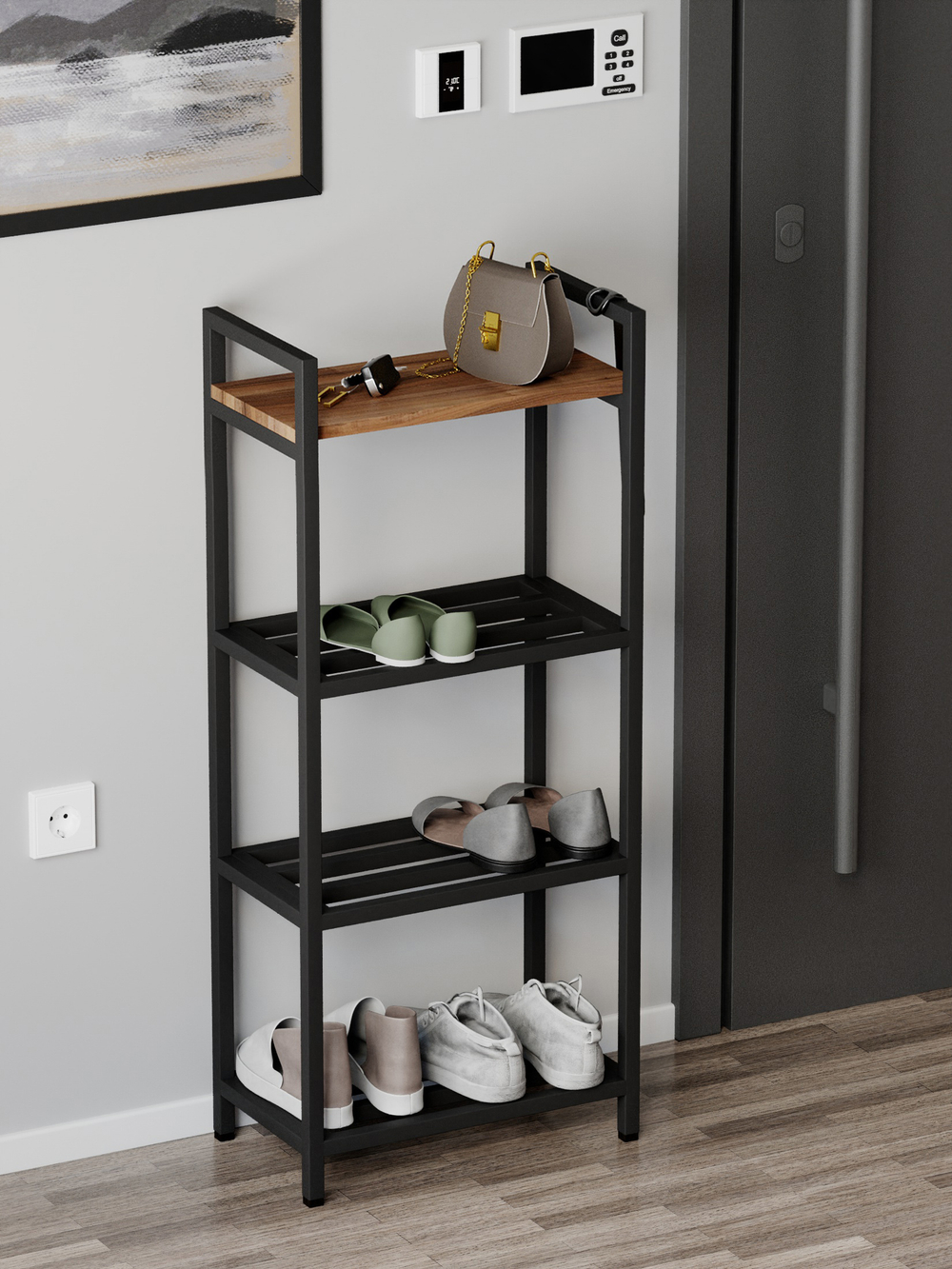 Обувница в прихожую лофт Elevatus