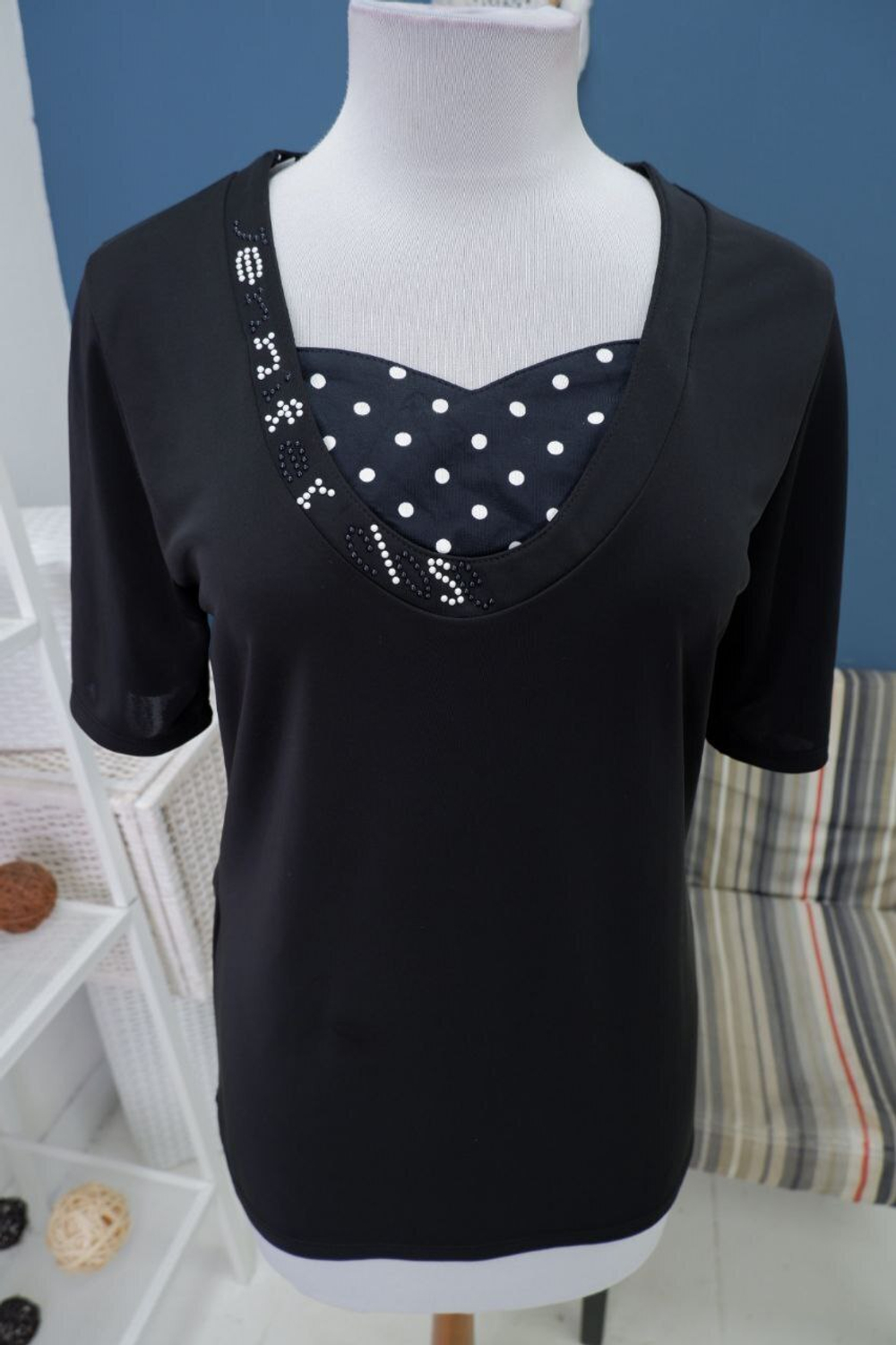 Джемпер комбинированный 46 размер