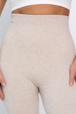 Лосины в рубчик утепленные (бежевые) Б14806-7М LT Collection