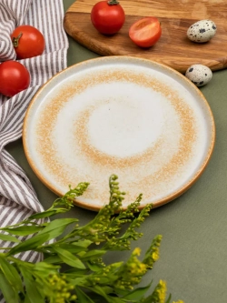 Тарелка с бортиками, Песчаная, диаметр 25,6 см - 6 шт.