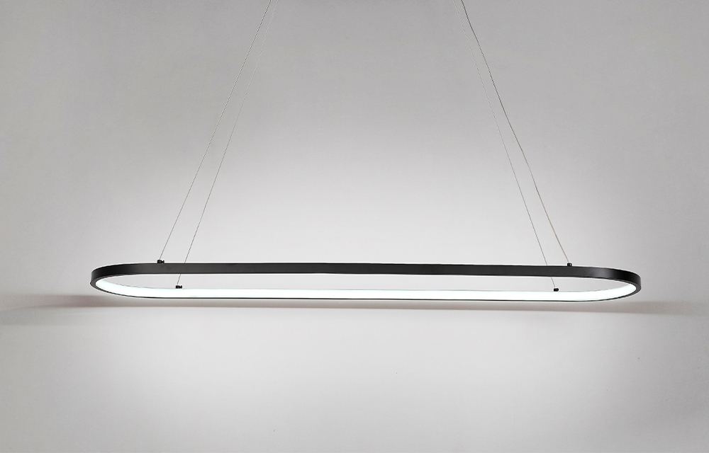 Подвесной светодиодный светильник Crystal Lux PROXIMO SP42W LED L1100 BLACK