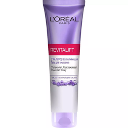 L'OREAL PARIS Гель для умывания восполняющий увлажняющий для всех типов кожи Revitalift, 150 мл