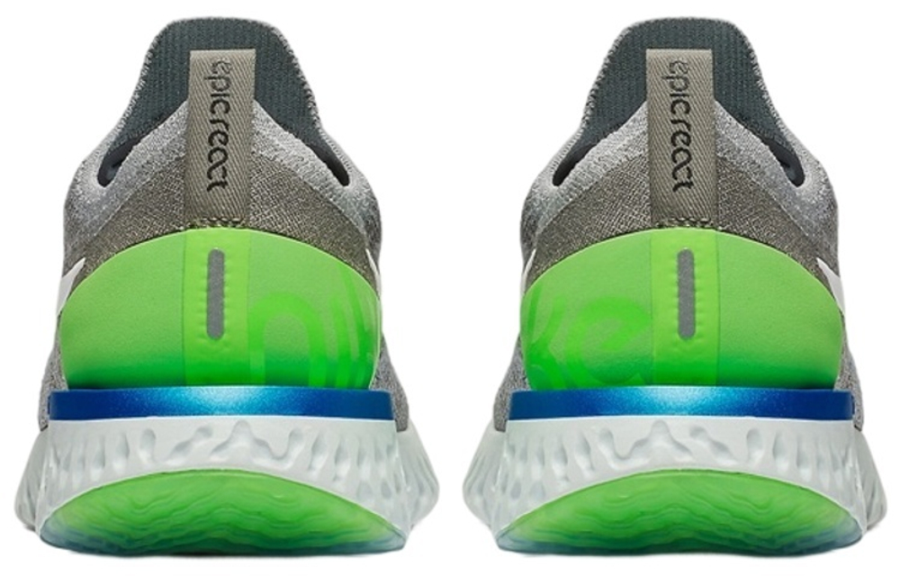 Nike epic react white green top
