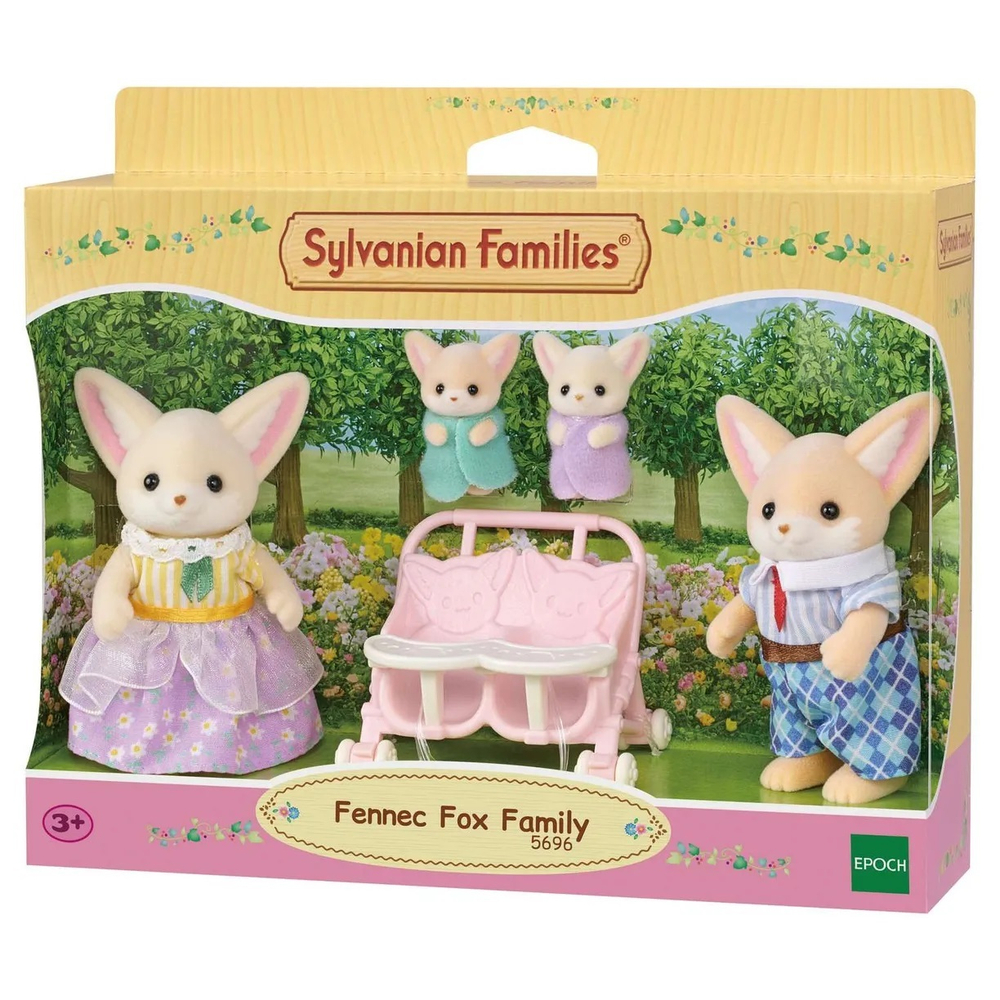Игровой набор Sylvanian Families Семья лисичек фенек 5696 — игровой набор Sylvanian Families, фигурки для детей