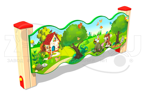 Ограждение детской площадки «Лесной мир У2»