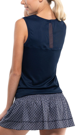 Женский топ теннисный Lucky in Love Core Twist Front Tank Women - небесный