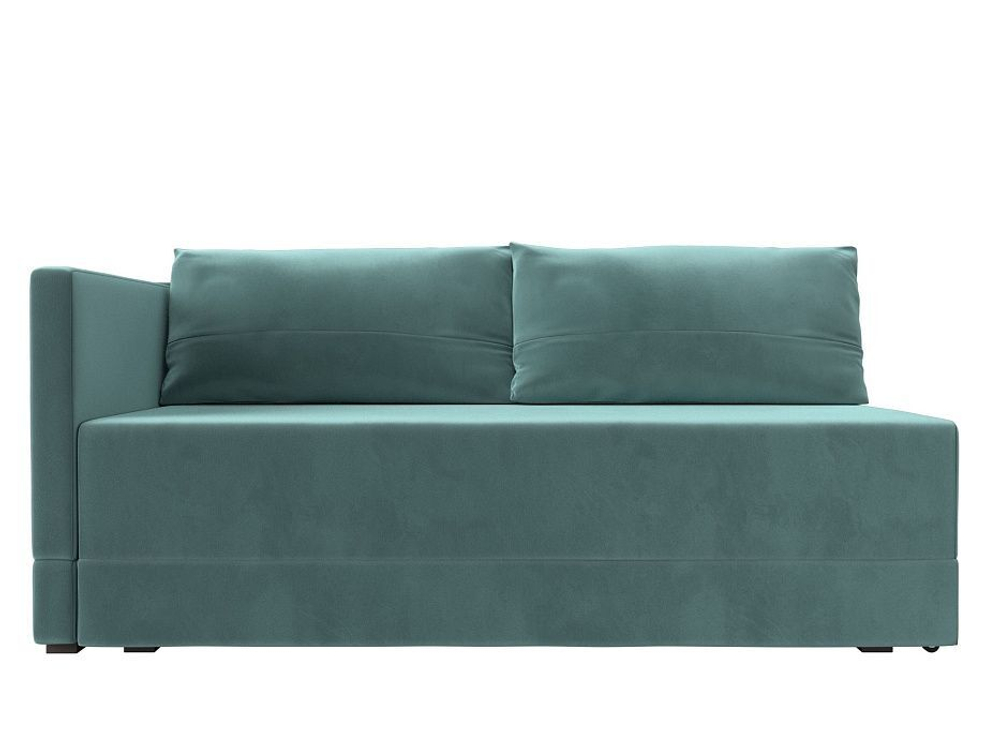 Кушетка Никас левая, Бирюзовый, Велюр, 118392L