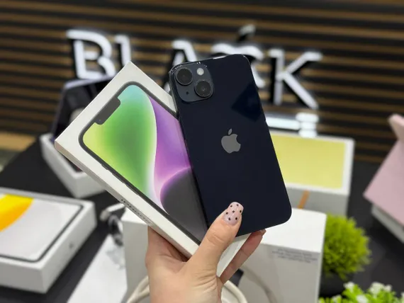 Б/У Телефон Apple IPhone 14 128Gb Midnight 77% (WKGR76PD2Y)