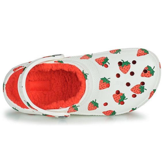 Crocs Comfort Wear-Resistant Cotton Sandal 'White Red'