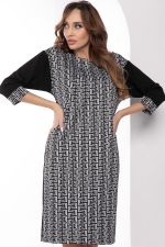 Платье "Греция" (черно-белое) П8366 LT Collection