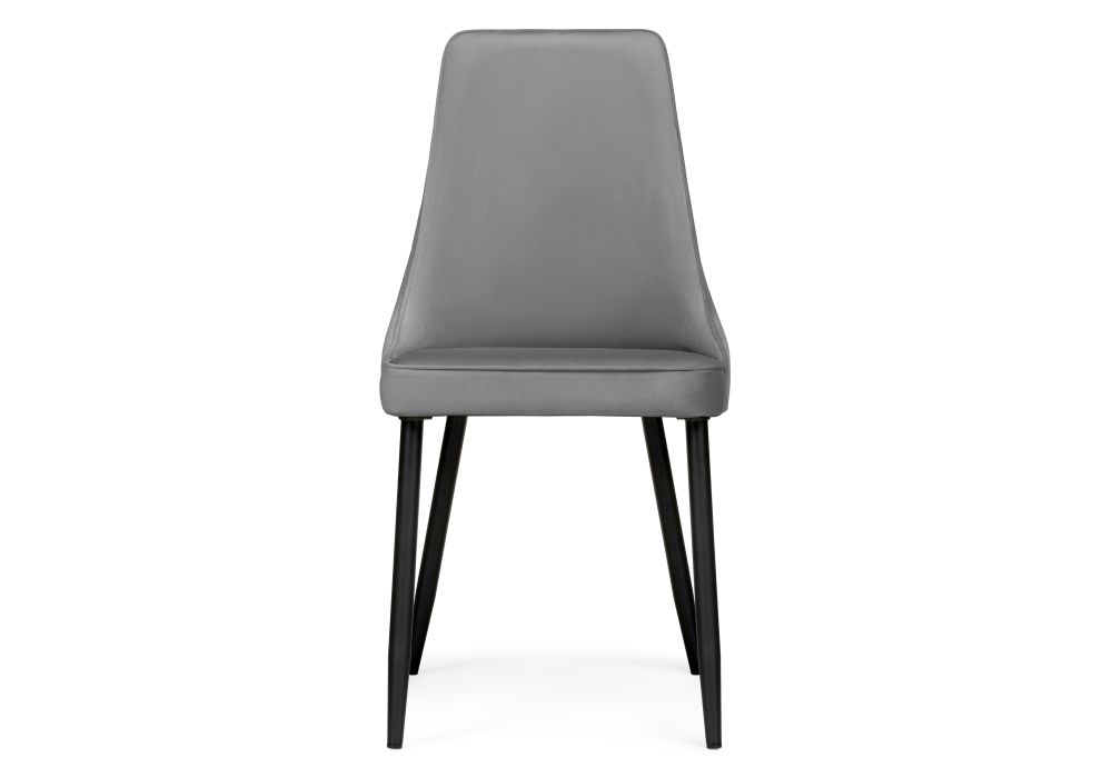 Стул на металлокаркасе Лана темно-серый / черный