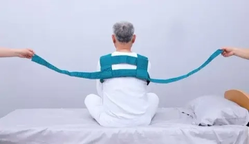 Фиксирующий ремень-жилет от падения с кровати Mega-RSP06-GR Мега-Оптим