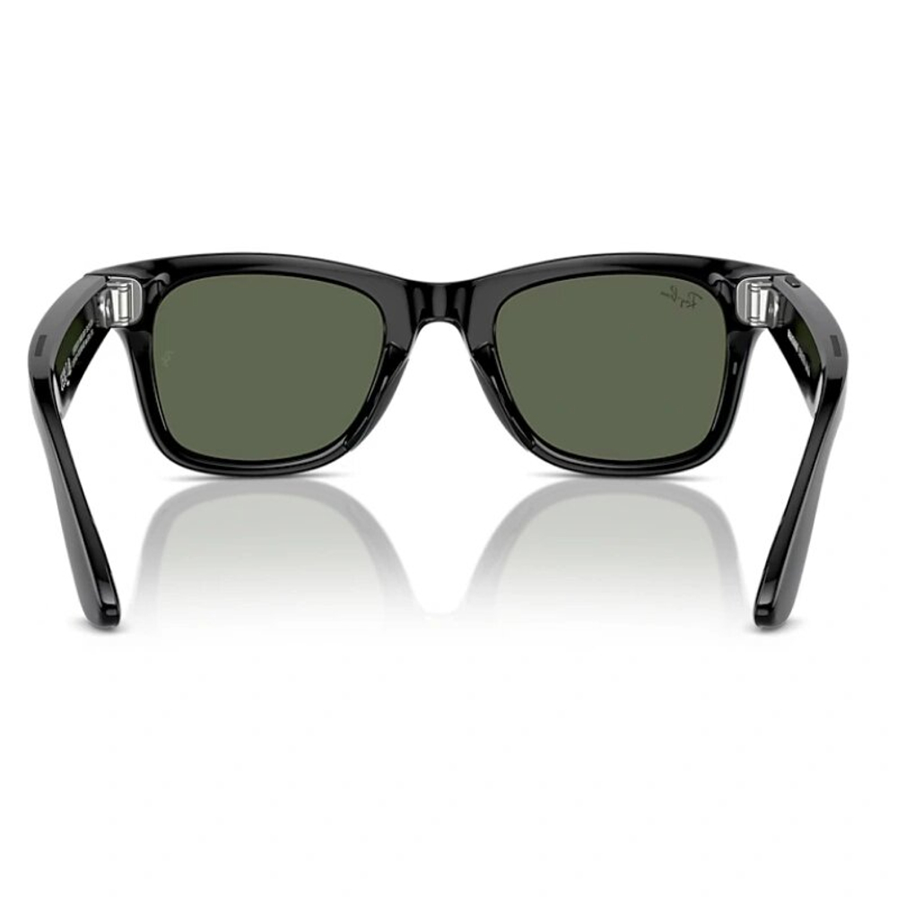 AR очки Ray Ban Wayfarer RW4006 Глянцевый чёрный/Зелёный M 150-50mm (601/71)