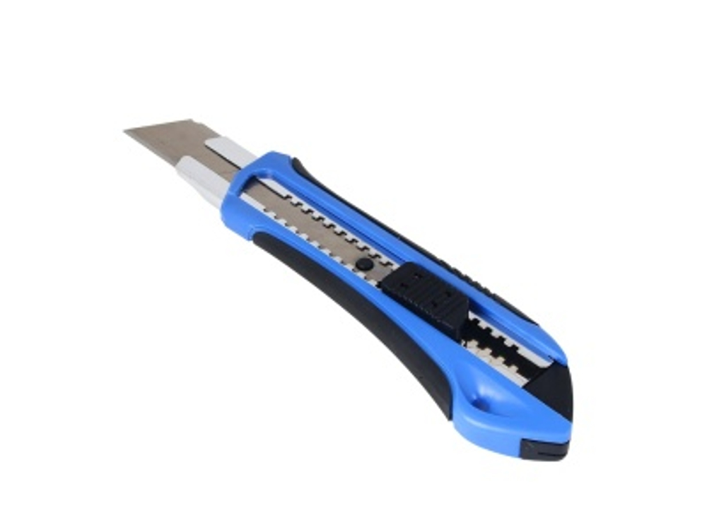 Нож 25мм металл+пластик HEADMAN с фиксатором сегментированное лезвие