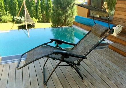 Кресло-шезлонг + Подушка без столика подстаканника Besta Fiesta ZD‑1