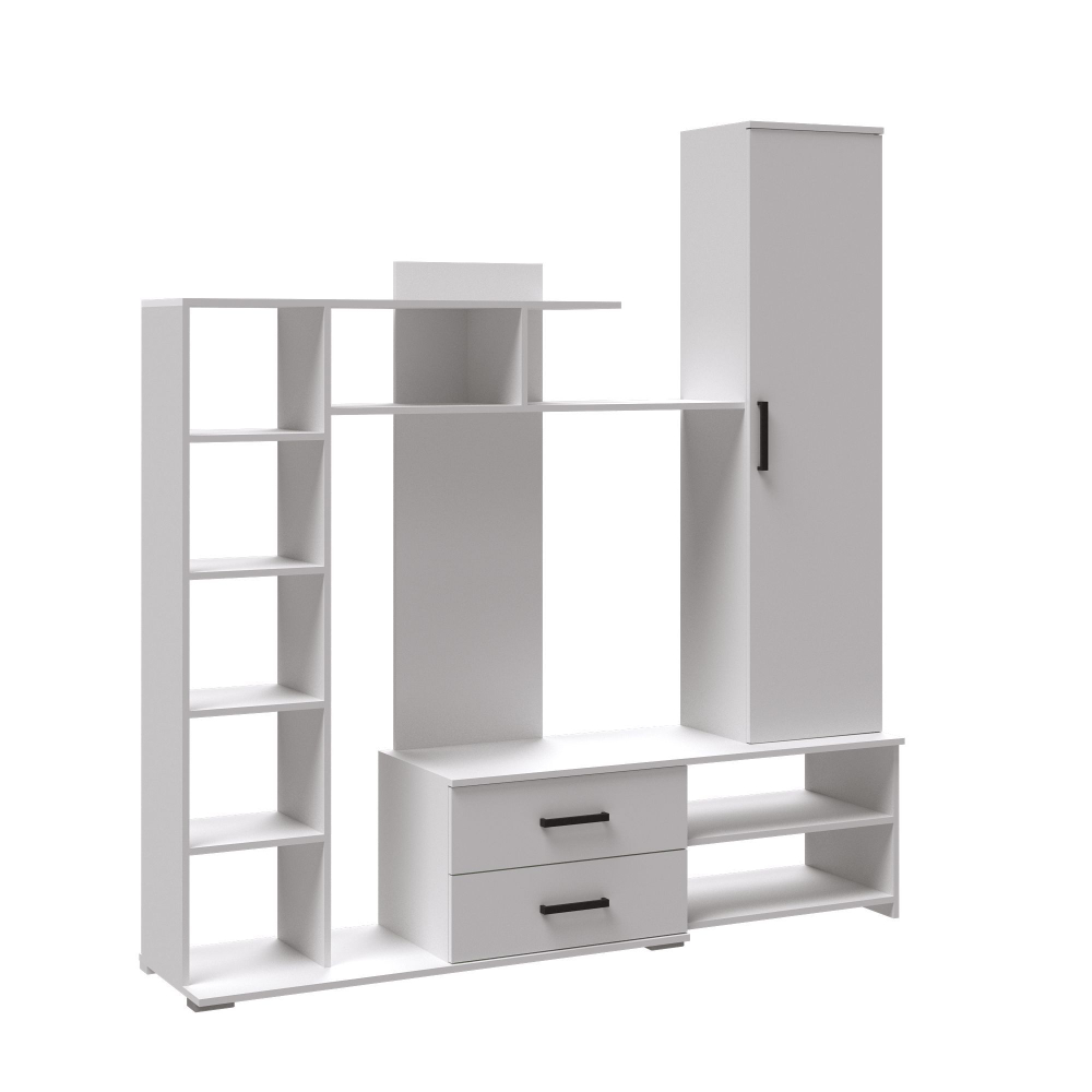 Стенка для гостиной Сидней-1 со шкафом белый Микон