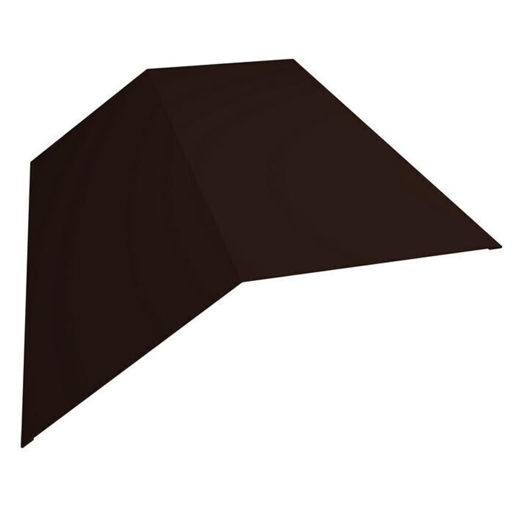 Конек плоский Grand Line Satin Ral 8017 145х145 мм резка