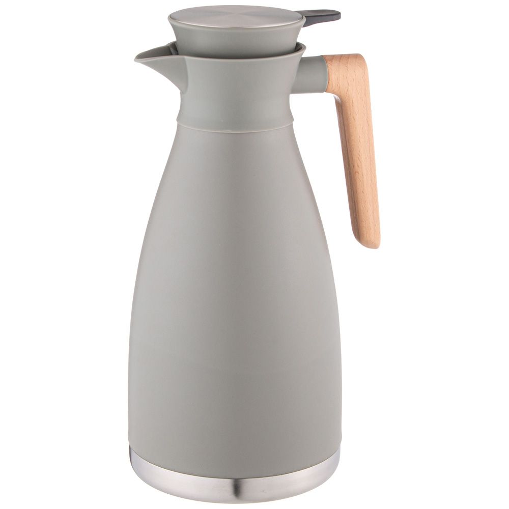 ВАКУУМНЫЙ КУВШИН (ТЕРМОС) AGNESS ИЗ НЕРЖ.СТАЛИ 2,0Л ЦВЕТ СЕРЕБРО