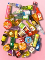 Миниатюры мини маленькая еда бутылочки для кукол 30 шт