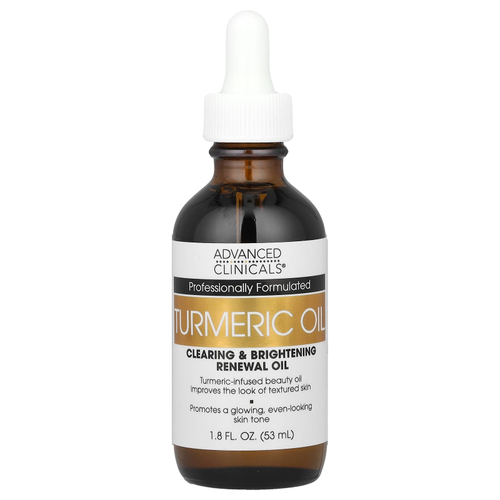 Advanced Clinicals, масло куркумы, идеальное для проблемной кожи, 53 мл (1,8 жидк. унции)