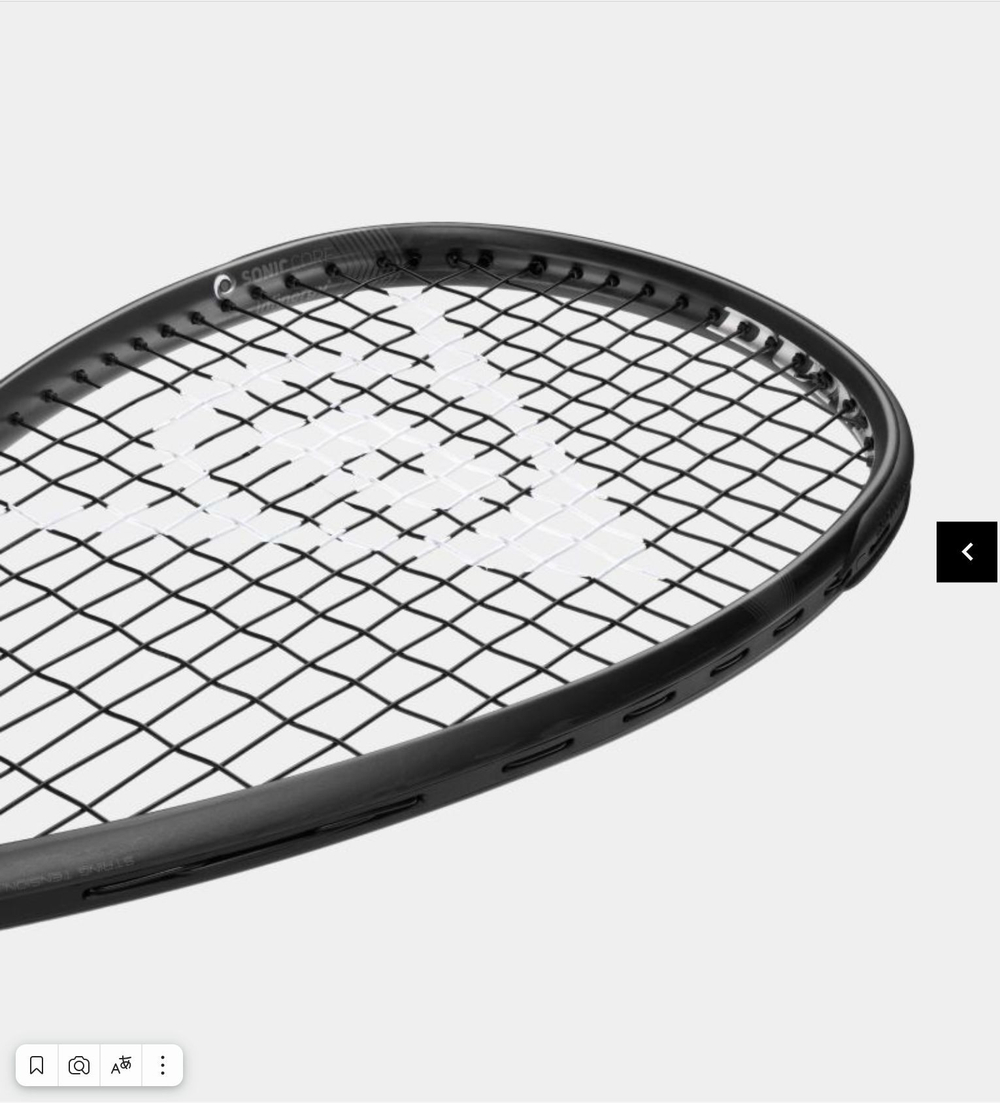 DUNLOP, Revelation 125 NH Sonic Core, (Tinne Gilis), (2020), Squash Racket