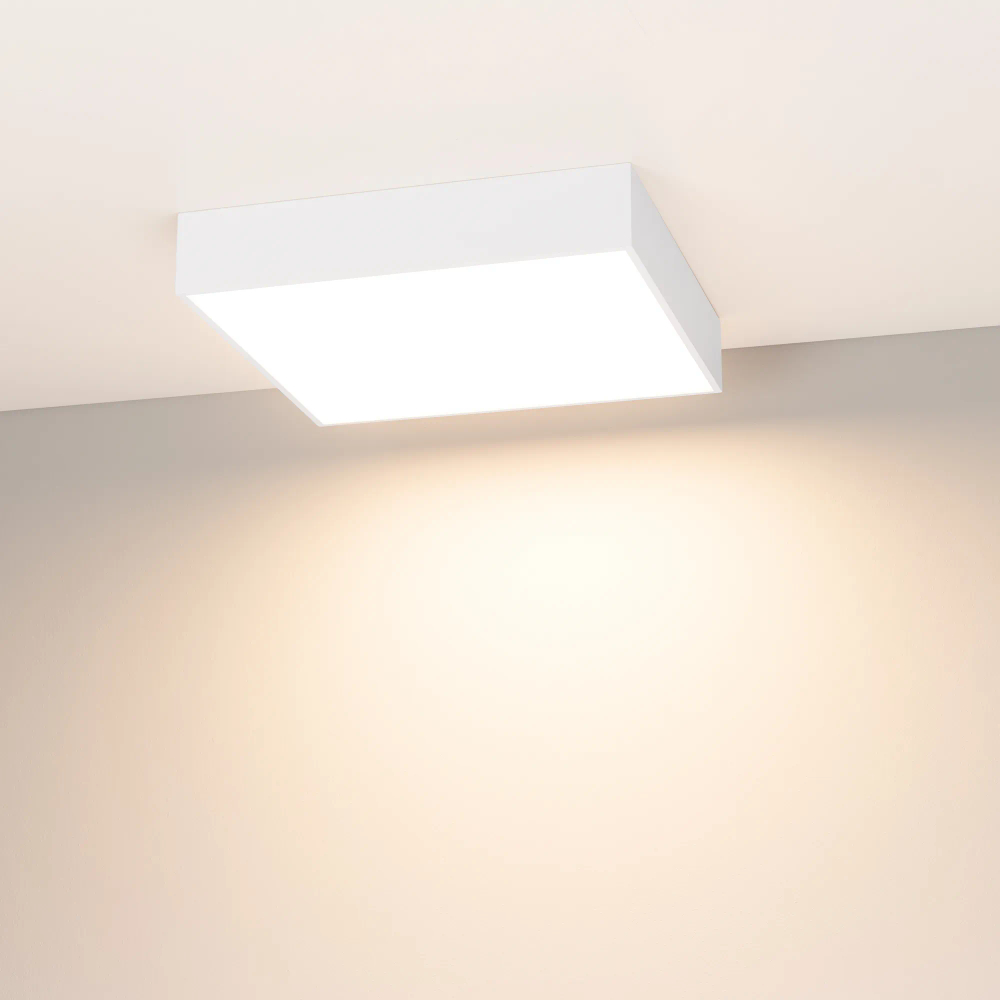 Светильник SP-QUADRO-S350x350-30W Warm3000 (WH, 120 deg, 230V) (Arlight, IP40 Металл, 3 года) 034791