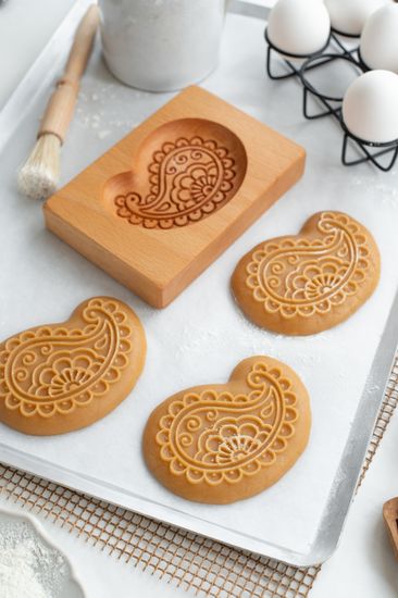 Печатный пряник пейсли