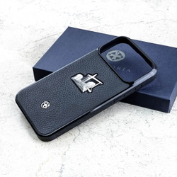 Дорогой чехол iPhone строительство - Euphoria HM Premium - натуральная кожа, ювелирный сплав, купить