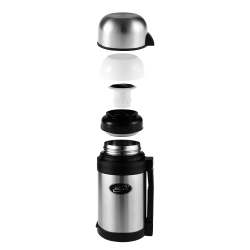 Термос универсальный (для еды и напитков) Biostal (1,2 литра), стальной