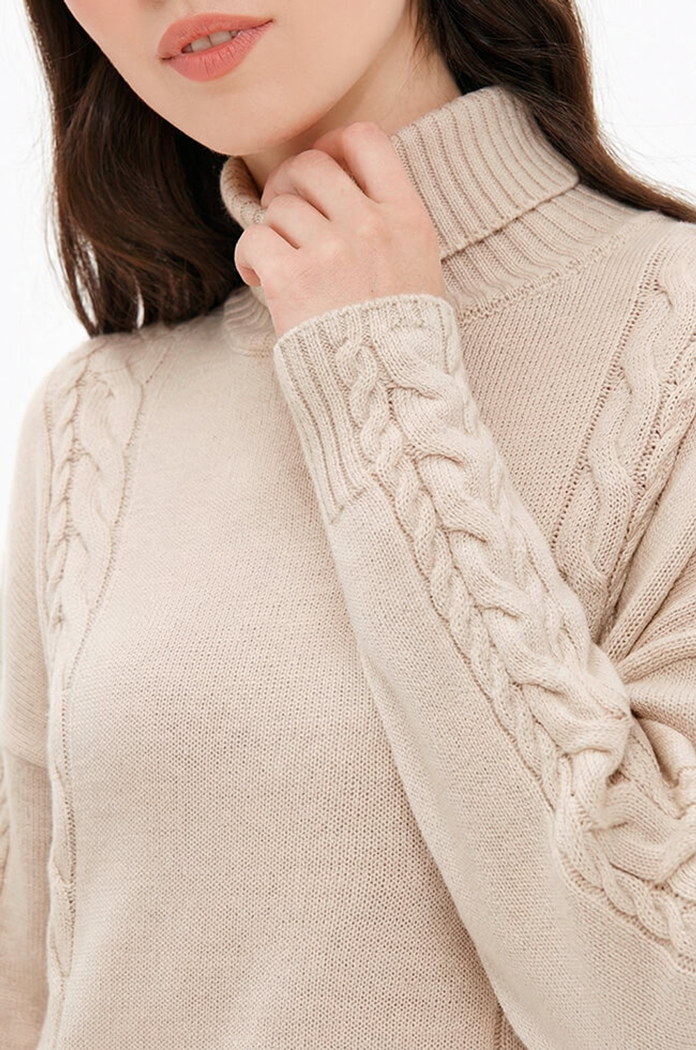 23446 Свитер женский (бежевый)