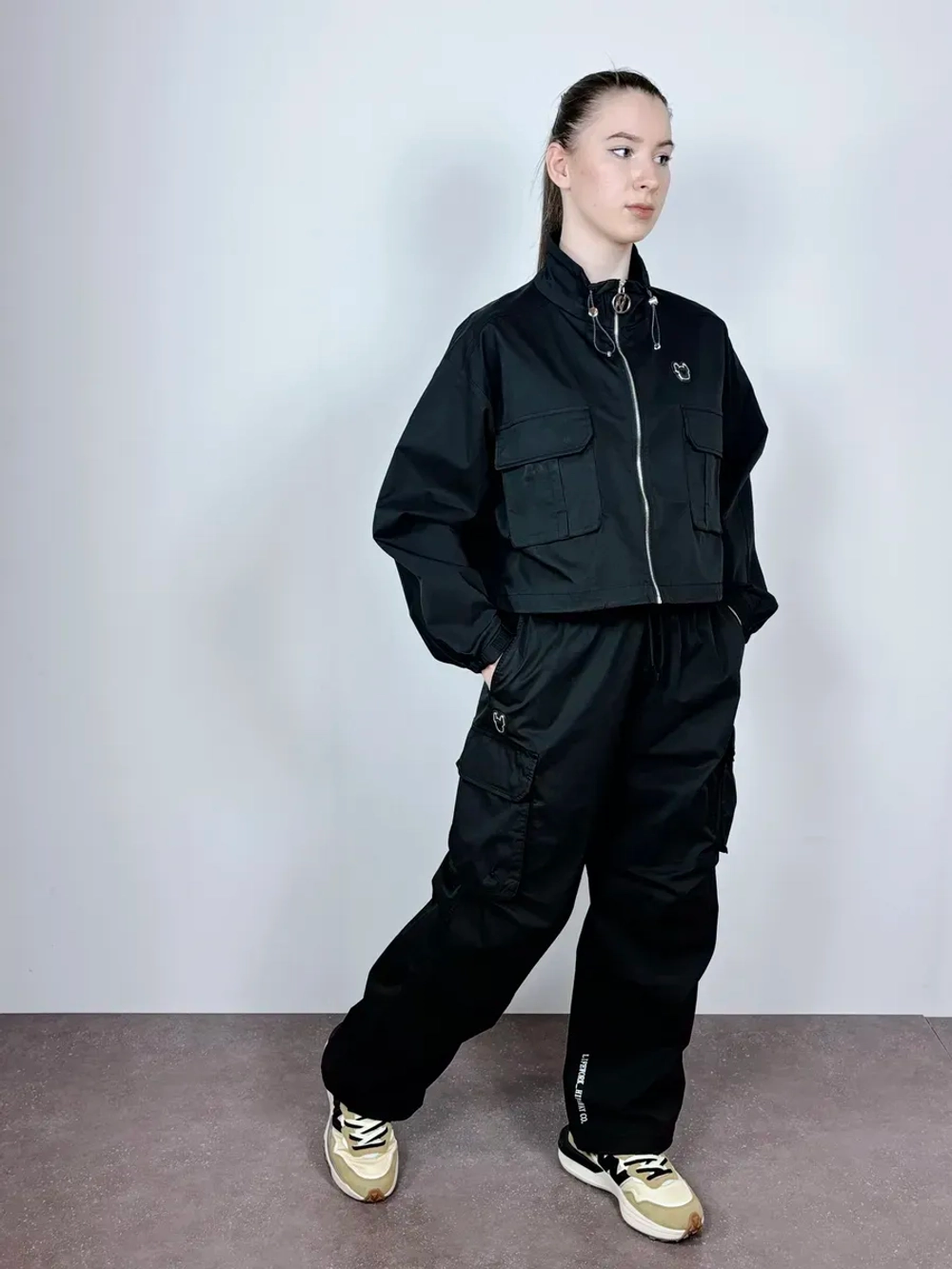 Куртка с высокой горловиной