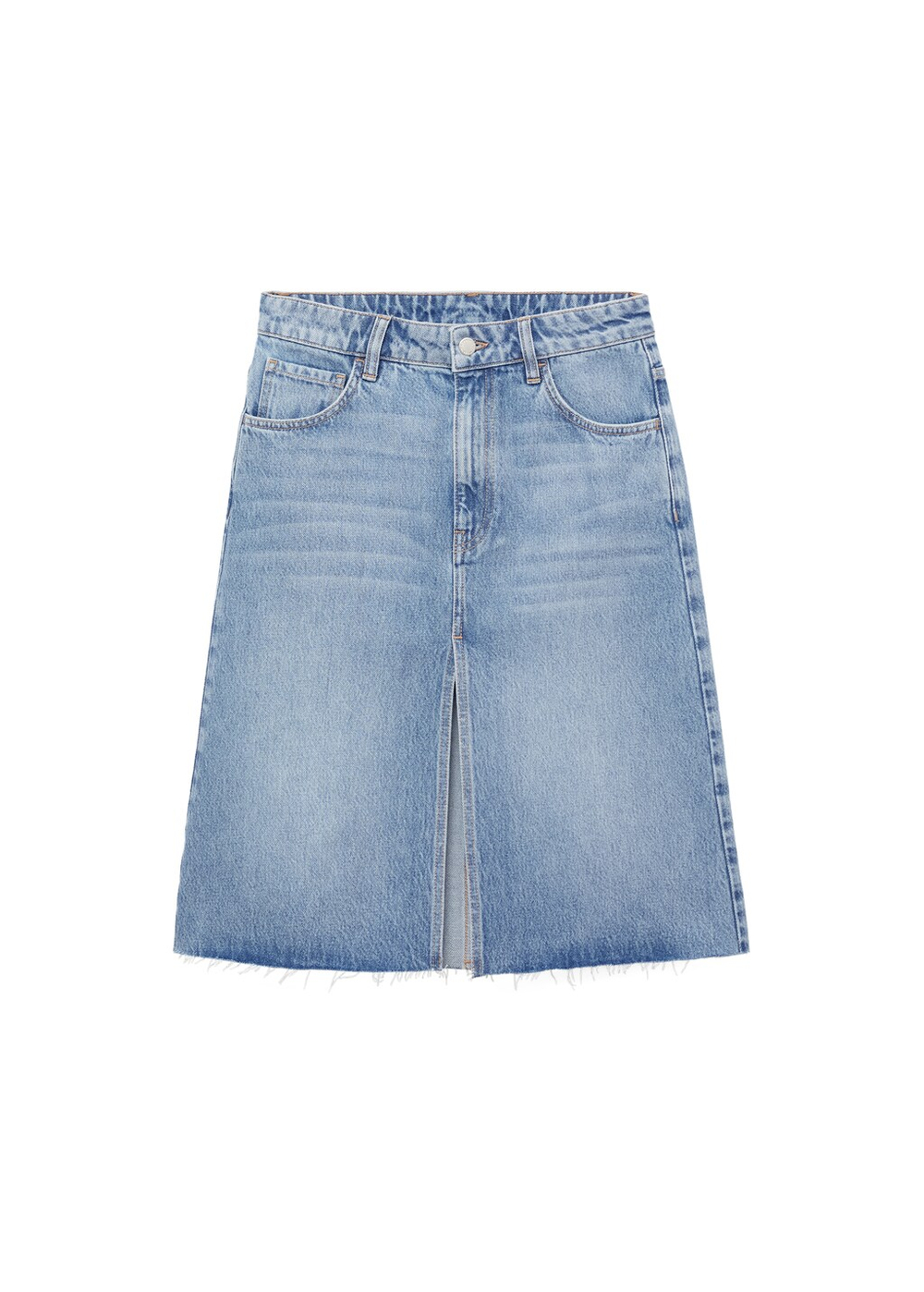 Миди-юбка из денима