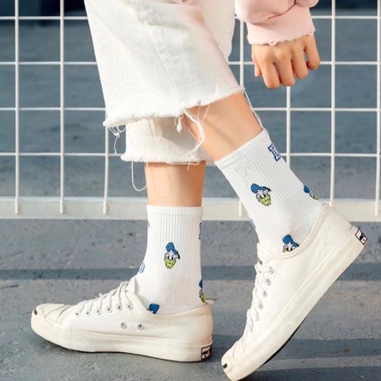 Носки Дональд Дак, р-р 35-39 (белый)