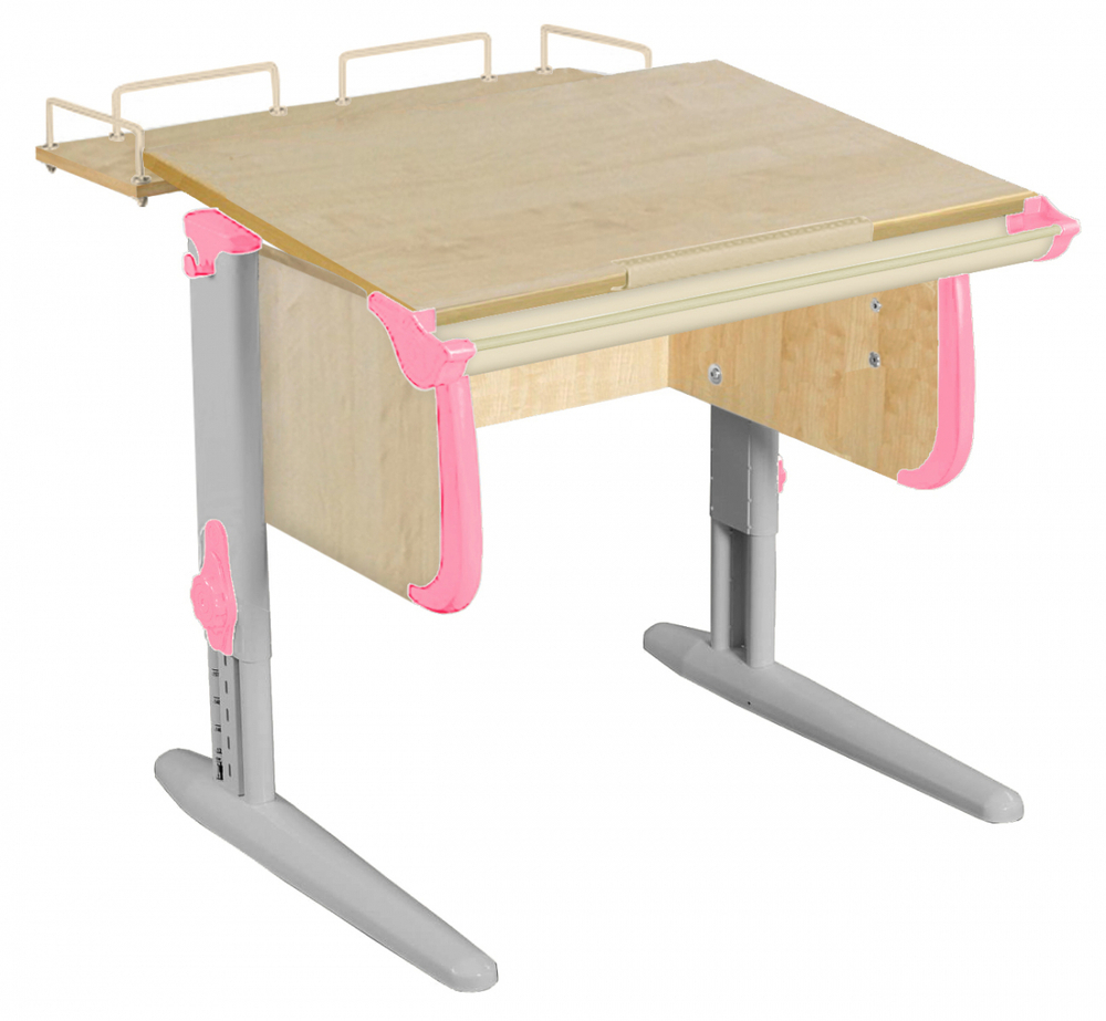 Растущая парта Дэми СУТ 24 с задней полкой СУТ.14.210 (750×880 мм)