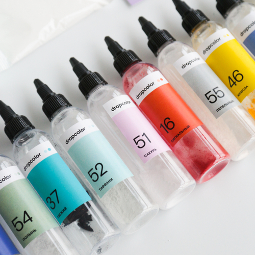 Тай-дай набор 10 цветов линейка #3