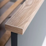 САГА кровать двойная 160х200, габариты: 173.6х208.7х100.7 см, серый/ясень