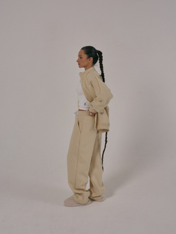 Wide Sweatpants Summer Sand