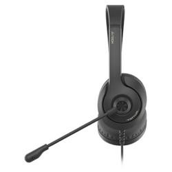 Гарнитура A4Tech Fstyler FH100 черный 2м накладные (FH100 (STONE BLACK))