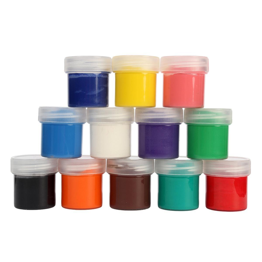 Гуашь 12 цветов 20 мл (Creativiki)