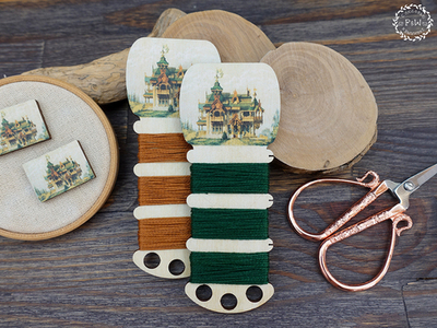 Бобинка-органайзер "Русский терем"