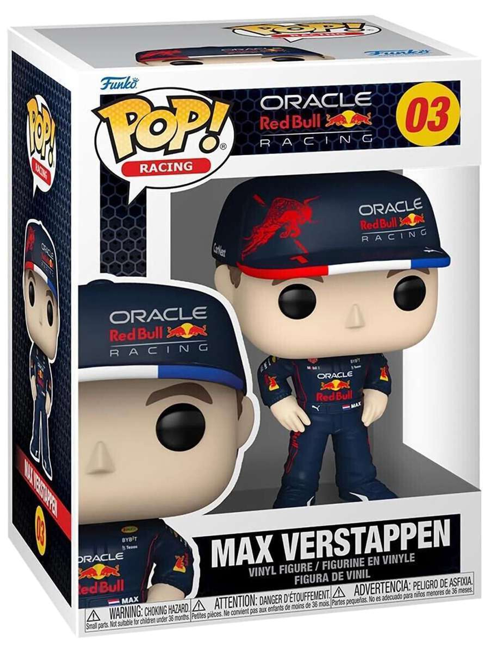 Фигурка Funko POP! Racing F1 Oracle RedBull Racing Max Verstappen (03) 72217